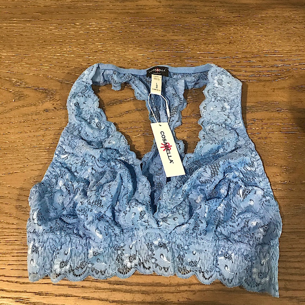 Cosabella bralette L blue